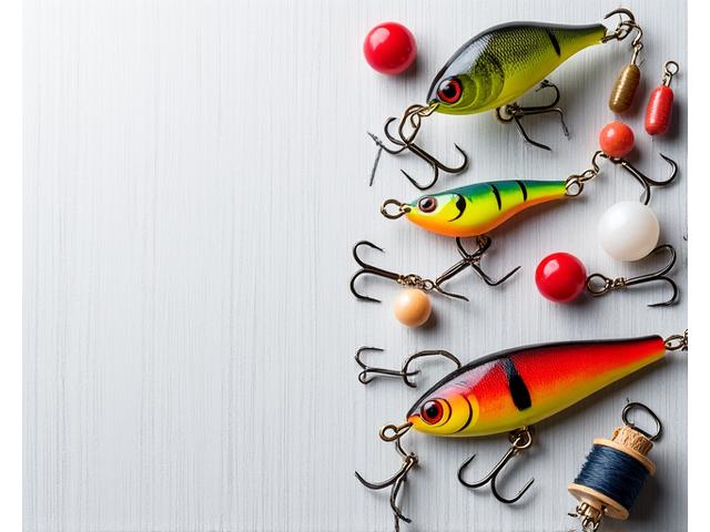 Close-up of various fishing weights and jig heads