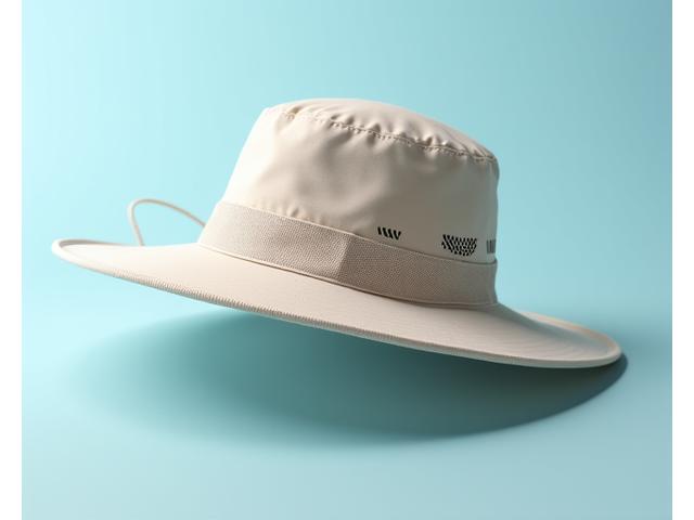 Lightweight, wide-brimmed sun protection hat for anglers